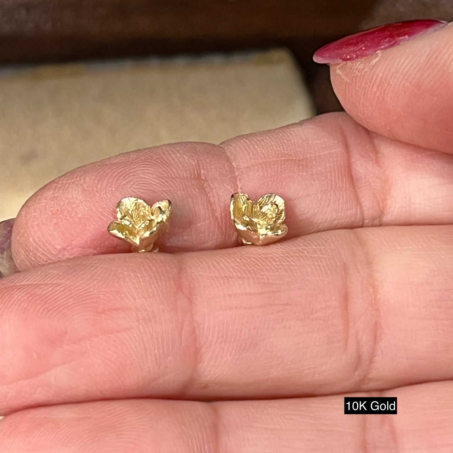 Hand Carved Flower Castings for Jewelry Design in Silver and 10K Gold