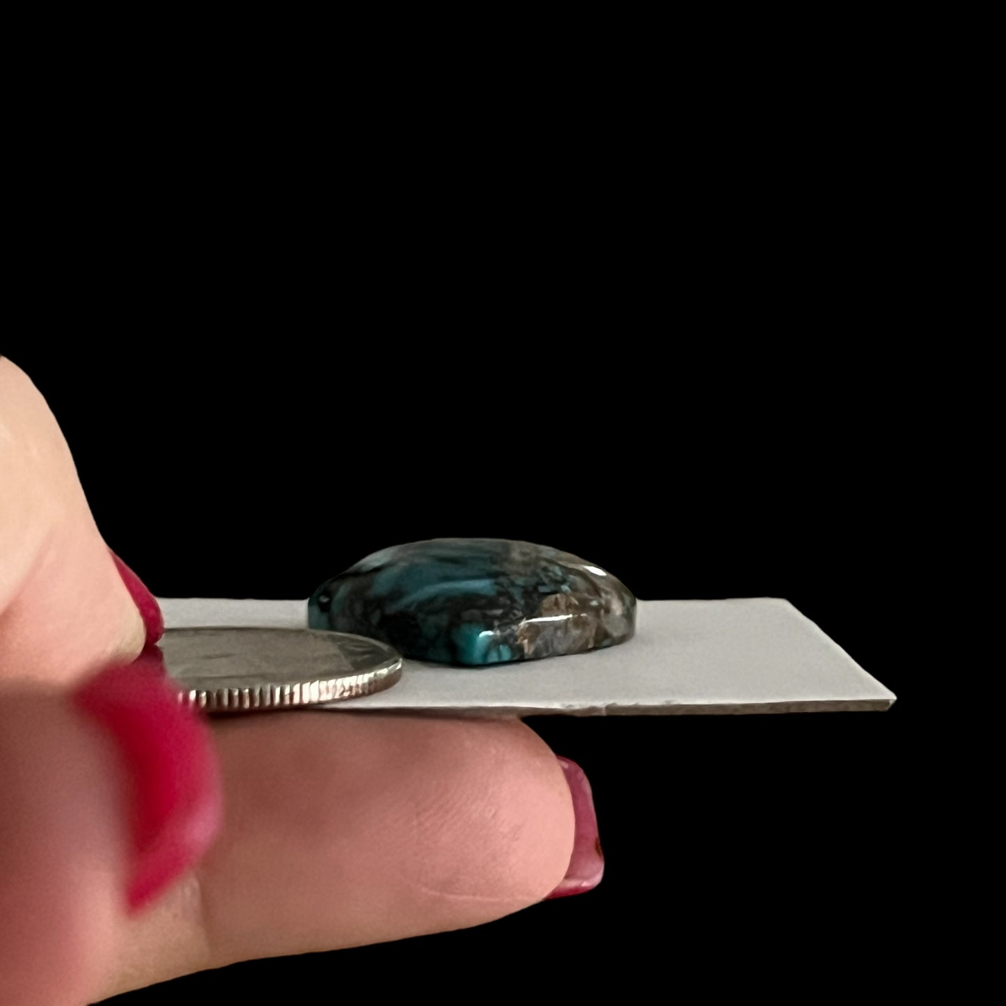 Turquoise Heart Cabochon