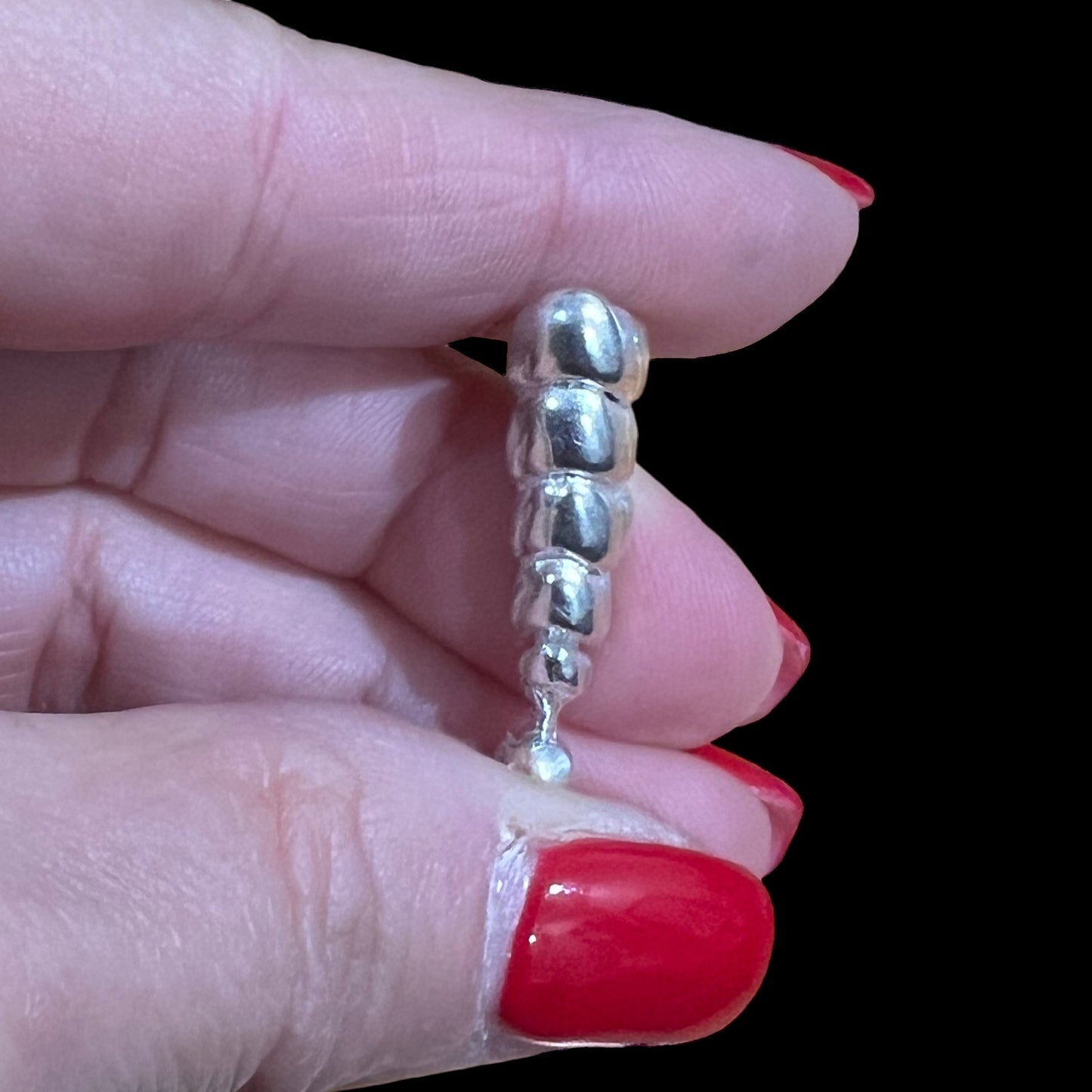 Rattle Snake Rattle cast in Sterling Silver