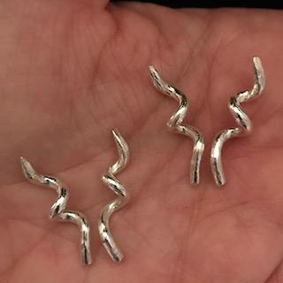 Cast Spiral Horns for Jewelry Design