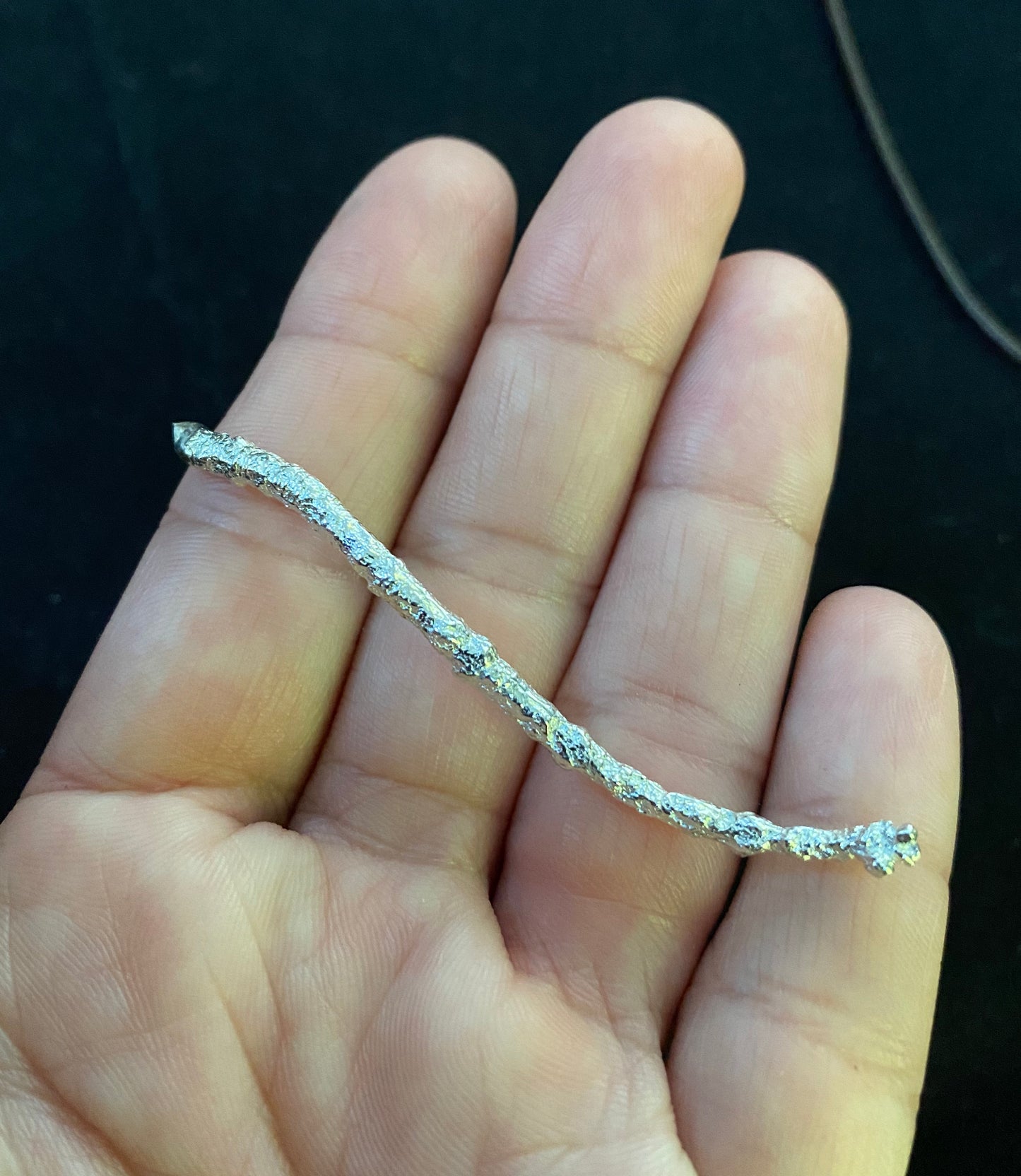 Cast Twig for Jewelry Design