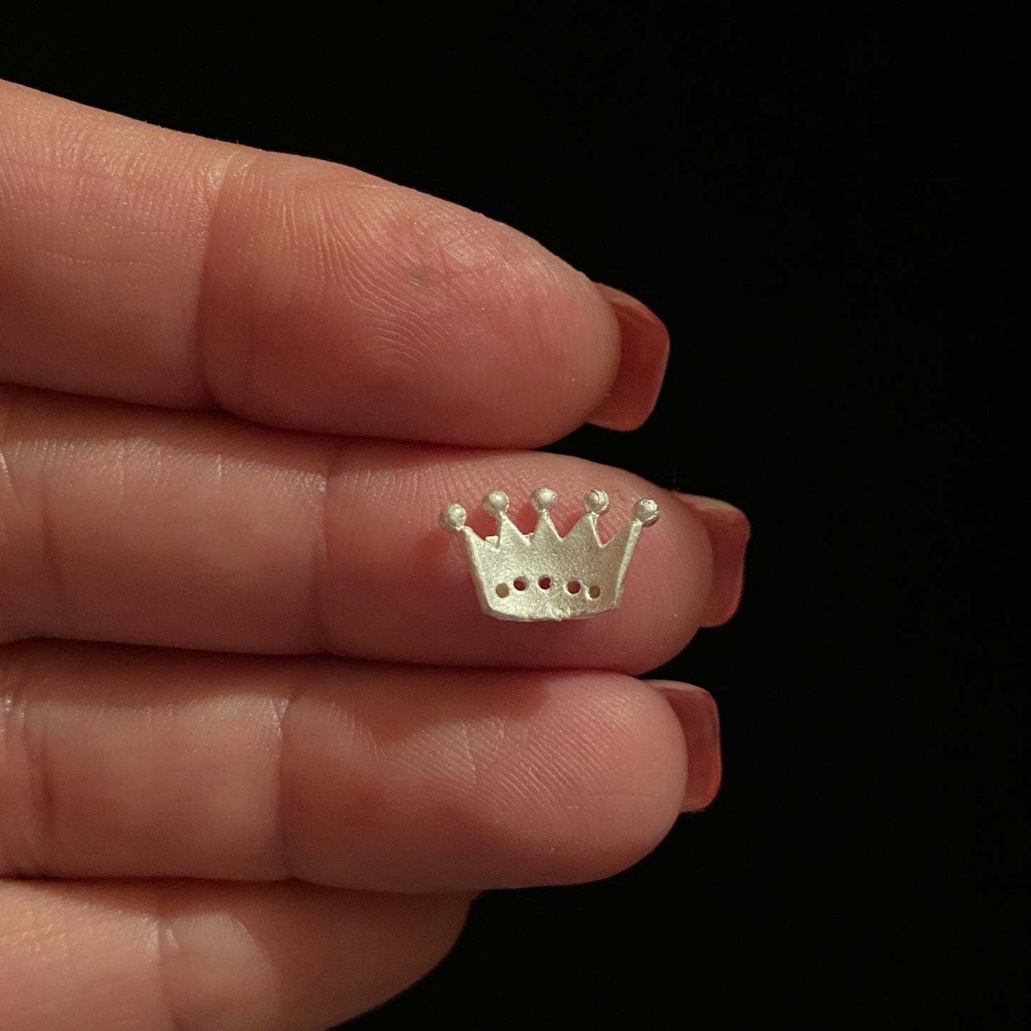 Tiny Crown Silver Casting for Jewelry Design