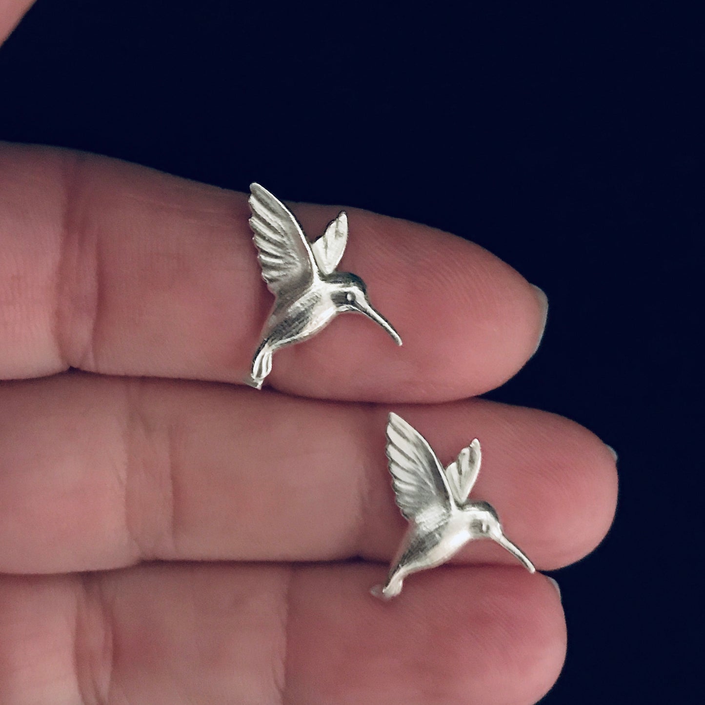 Cast Humming Bird - Right and Left Mates - for Jewelry Design