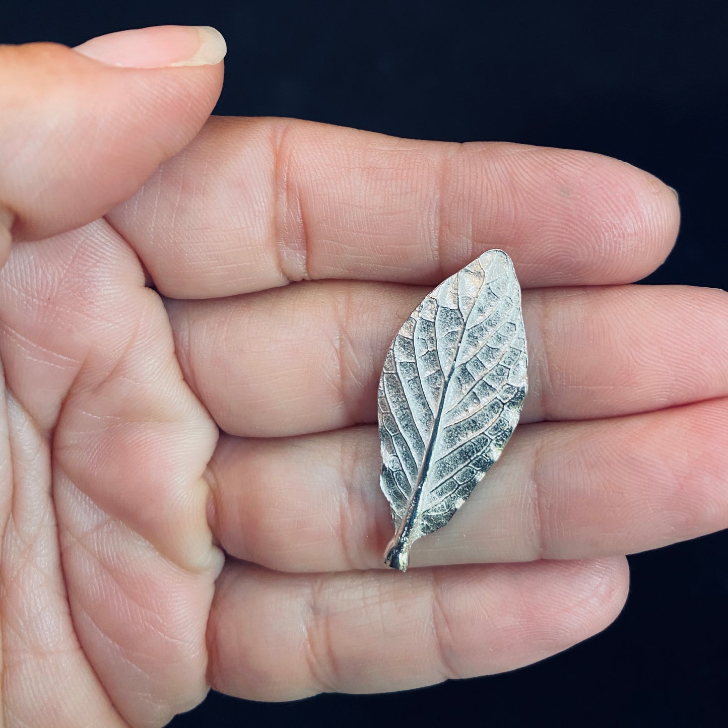 Cast Leaf for Jewelry Design