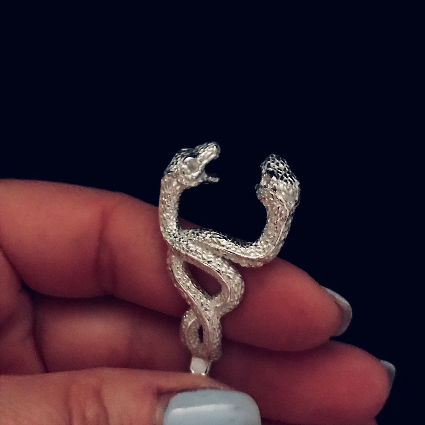 Cast Entwined Snakes for Jewelry Design