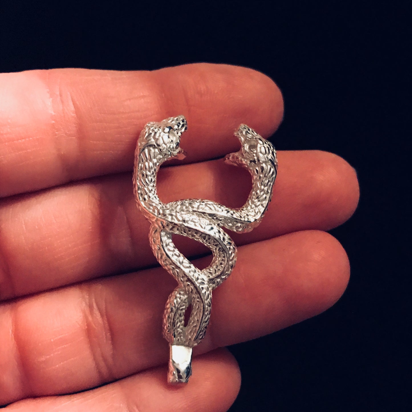 Cast Entwined Snakes for Jewelry Design