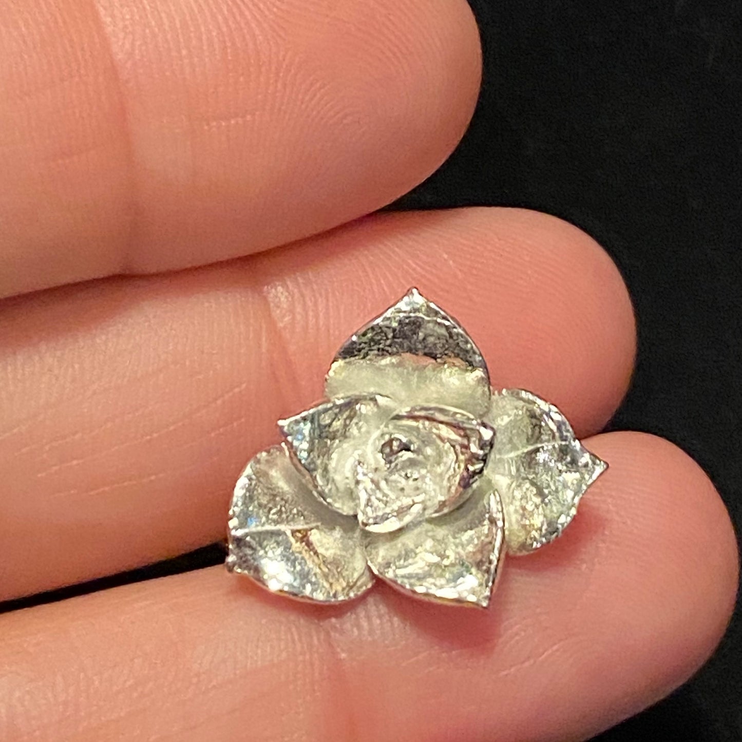 Cast lg Succulent Flower for Design Jewelry