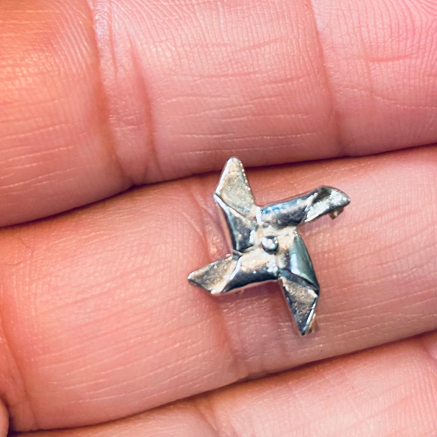 Cast Hand Carved Pinwheel for Jewelry Design – Creative Castings and more