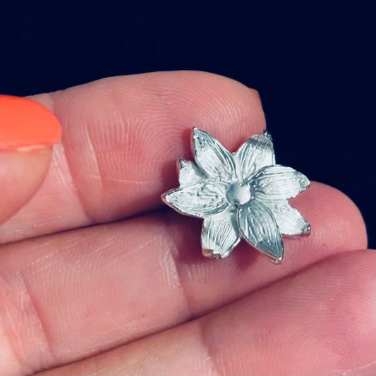 Cast Hand Carved Flower for Jewelers