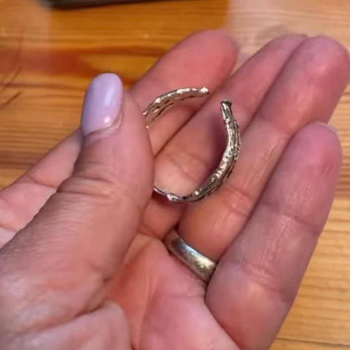 Triple Twig Ring Shank for Jewelry Design