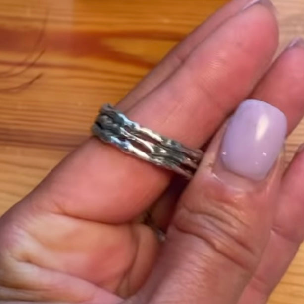 Triple Twig Ring Shank for Jewelry Design