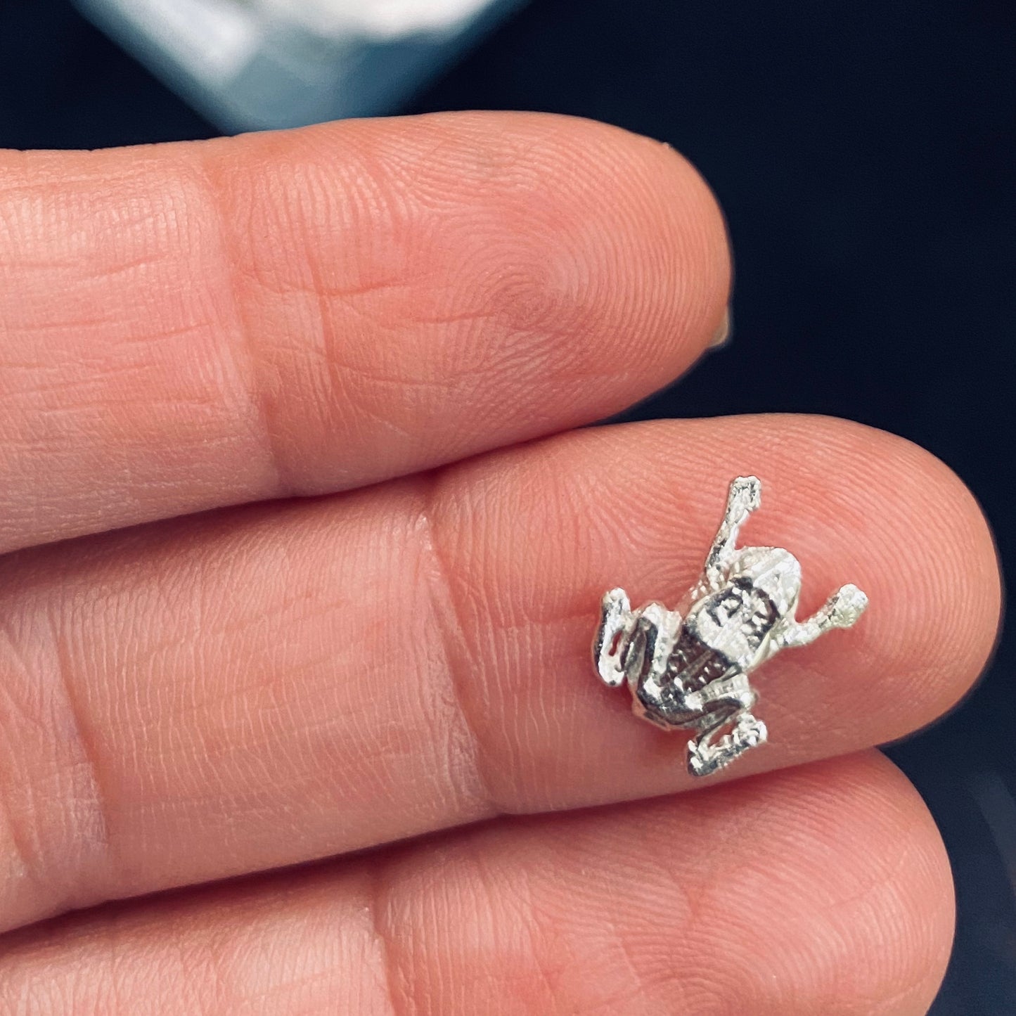 Cast tiny Frog for Jewelry Design