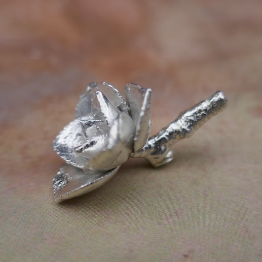 Cast Succulent Rose for Jewelry Design