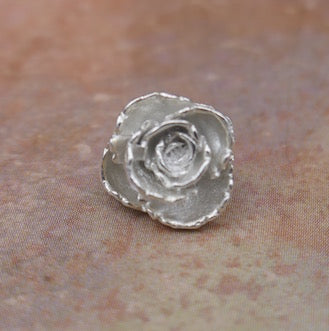 Cast Succulent Frilly Flower for Jewelry Design
