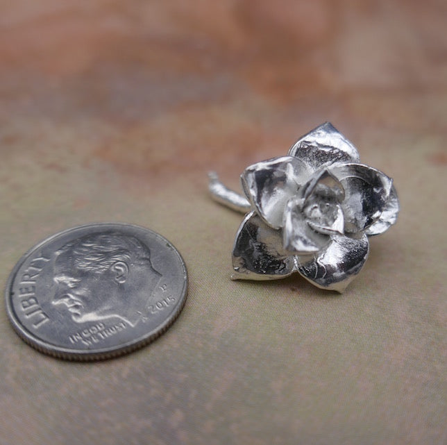 Cast Large Succulent Flower for Jewelry Design