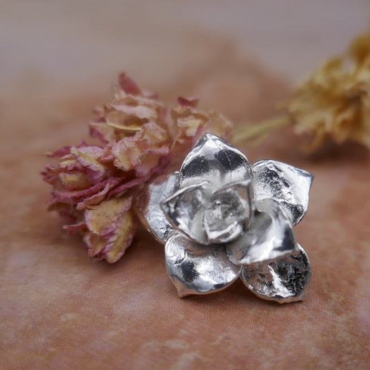 Cast Large Succulent Flower for Jewelry Design