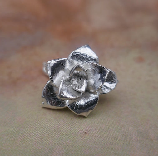 Cast Large Succulent Flower for Jewelry Design