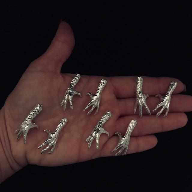 Cast Monster Hand- Castings for Jewelry Design - Clearance