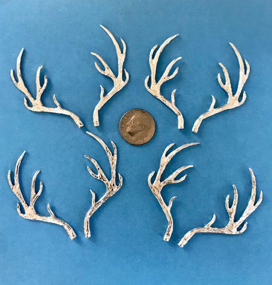 Cast 2" Hand Carved Antlers
